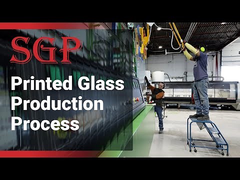 Printed Glass Production Process | How Security Glass Products Creates Custom Ceramic Frit