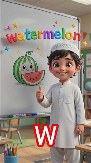 Learn Words with Alphabets: A to Z Series | Kiddy Vibe kids #Shorts