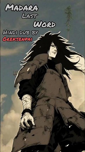 Madara Last Word - Epic Moment #naruto #animeshorts #trend