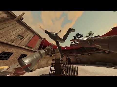 Full Body Tracking Combat in VR (Blade & Sorcery VR)
