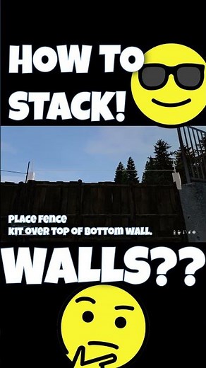 HOW TO STACK WALLS!!|DayZ Shorts!!