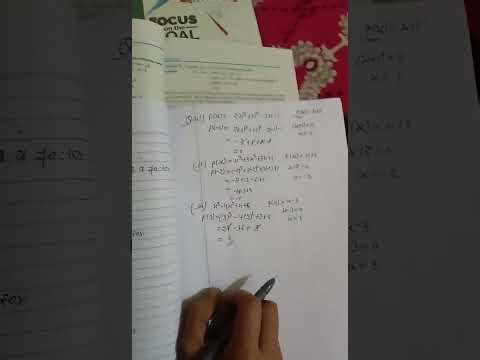 Polynomial class 9th NCERT complete exercise 2.3