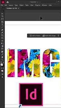 Place an Image Inside Text in InDesign – Quick & Easy Trick