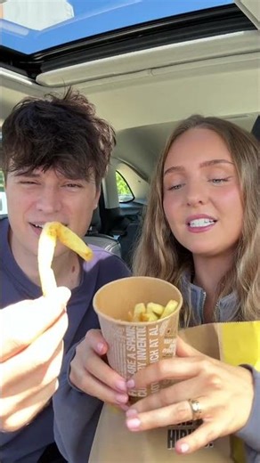 ordering the SAME food as the CAR infront