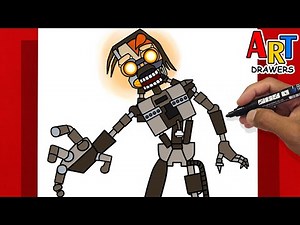 How To Draw The MIMIC - Five Nights at Freddy's 2: SECRET OF THE MIMIC - FNAF | Turning Animatronics
