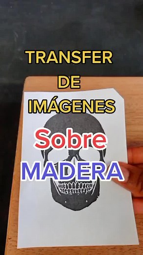 Cómo transferir imagen en madera con papel transfer