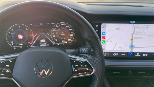 Activation carplay + android auto full screen + lane assist + sign assist sur touareg 3 r-line 2023 Tout est identique constructeur et sans erreur Client très satisfait  | Coding VAG Maroc | Facebook