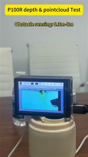 MRP P100R Depth Camera 🤯 | Raspberry Pi Depth Map & Point Cloud for Robot/Drone Avoidance