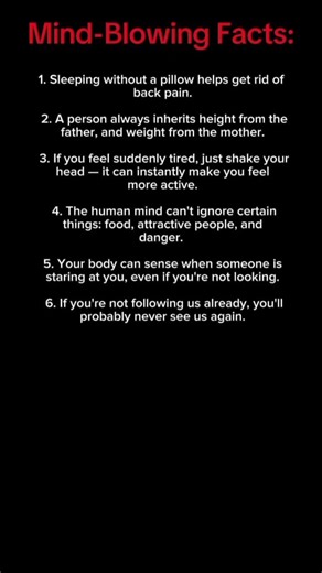 6 Mind-Blowing Facts You Probably Didn't Know 🧠🤯