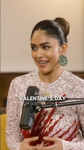Mrunal Thakur❤️‍🔥 Shares Her Thoughts on LOVE at First Sight | Mrunal Thakur Interview