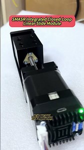 SMASR Integrated Closed-Loop Linear Slide Module #stepper_motor #automobile #cncmill #diy #cnc