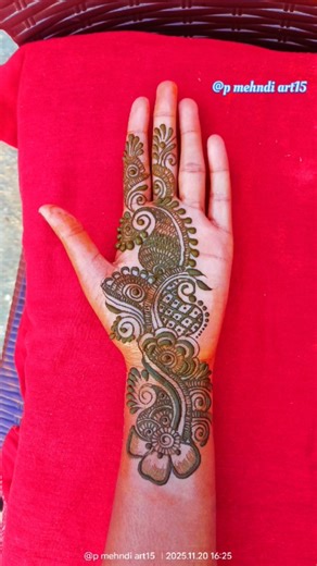 arabic mehndi designs 🥰😍#mehndi #trending #design #arabic #viral #shorts #art @pmehandiart15