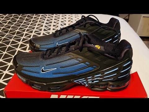 Nike air max plus 3 Noir / bleu tuned 3 Black/ blue