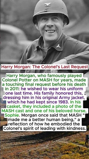 Harry Morgan The Colonel's Last Request