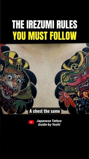 THERE ARE RULES YOU MUST FOLLOW IN IREZUMI #irezumi #japanesetattoo #tattoo