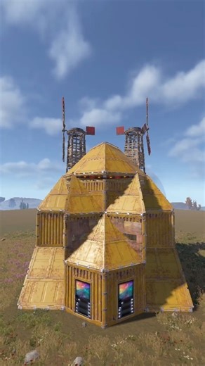 UNRAIDABLE TANK BUNKER BASE #rust #shorts #bunker #highlights