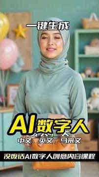 没废话Mark Goh AI数字人创意课程 #shorts