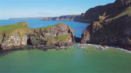 Northern Ireland's Rugged Beauty Captured by Drone