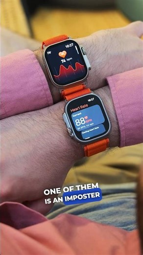 Fake Apple Watch Ultra VS The Original! | VERSUS