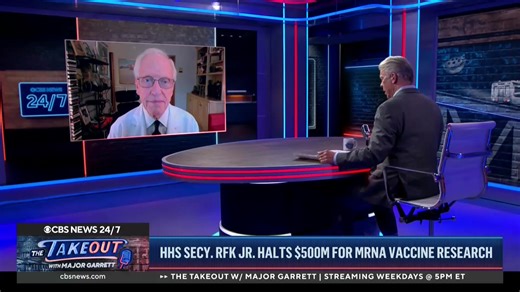 11K views · 304 reactions | After the federal government called off around $500 million of vaccine development projects that use mRNA technology, Dr. William Schaffner of Vanderbilt University explains why the technology is not "new," and what could be lost ahead of a potential next pandemic. https://www.cbsnews.com/news/rfk-jr-halts-500-million-for-mrna-vaccine-research/ | CBS News | Facebook