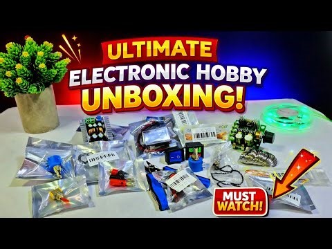 Electronics components Unboxing 🔥 PWM Controller, Buck Converter & DIY Tools || In SHARJUN Tech
