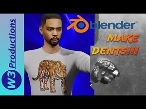 Dynamic Paint Blender 2.8 Tutorial - Impact Mesh Objects Animation