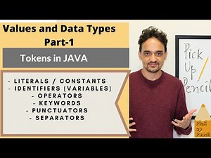Values and Data Types Part-1 | Tokens in Java | ICSE Computer subject 10 / 9 class | CBSE | Beginner