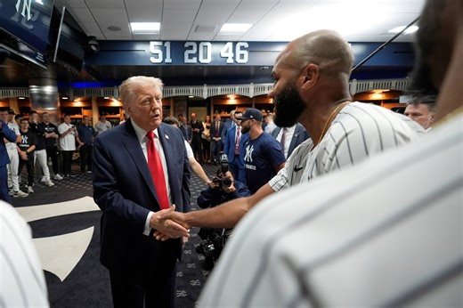 Trump enters Yankee Stadium to boos and ‘USA’ chants as he attends game for 9/11 commemoration