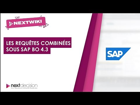 Les requêtes combinées sous SAP BO 4.3