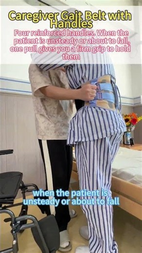 What truly makes later years more comfortable and dignified?#elderly #walking #gaitbelt #ehucon
