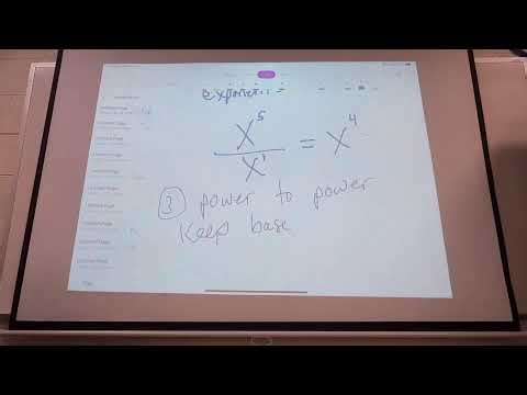 neg exponents- power to a power