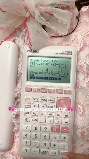 Decorate Your Casio Calculator with Pink Coquette Stickers