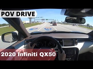 2020 Infiniti QX50 POV drive - Interior and Exterior Walkaround