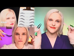 A Relaxing ASMR Brows And Lashes Compilation