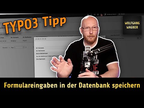 TYPO3-Tipp: Formulareingaben in der Datenbank speichern