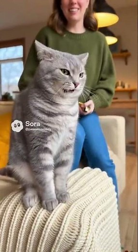 😳 Cat’s Terrified Meow After Popper Blast — Caught on Camera!