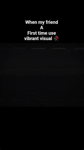 When my friend first time use vibrant visual SZ yt #minecraft #memes #funny #shorts #vibrantvisuals