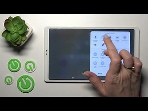 How to Add Shortcuts to Top Menu in Samsung Galaxy Tab A7 Lite...