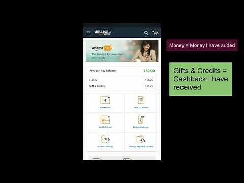 how to view Amazon Pay balance and statement - android app