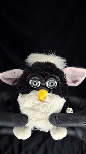 🚨 Found the RAREST 1998 Furby: The Black & White Skunk!#SkunkFurby
