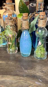 2.5K views · 105 reactions | Mini potion bottle tutorial! This craft was SUPER easy and had minimal materials! They look cute everywhere and I love them so much  #dnd #craft #potion #potionbottle | Everhearth Inn | Facebook