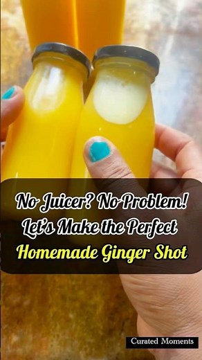 How to Make the Perfect Ginger Shot at Home | Immunity and Energy Boost #healthyliving