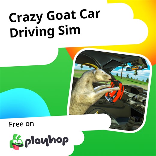 Crazy Goat Car Driving Sim: Play Online For Free On Playhop