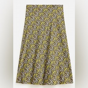 J. Crew Floral Midi Skirt, size Large