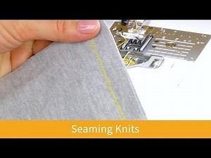 Seaming Knits on the Baby Lock Brilliant