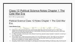 Class 12 Political Science Notes Chapter 1 - Political Science - Free PDF Download 2026