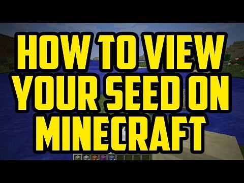 How To Find Your World Seed In Minecraft IN 1 MINUTE - Minecraft World Seed Tutorial 1.10 PC