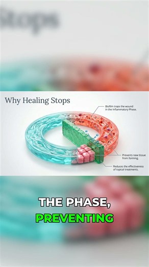 How Biofilm STOPS Wound Healing: The Science