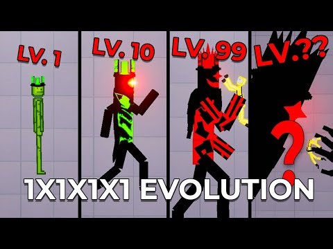 I Turned Melon Human Into 1X1X1X1 in Melon Playground - Roblox Forsaken - People Playground