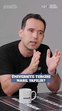İyi Bir Üniversite Tercih Listesi Nasıl Yapılır? 🎓 #shorts #shortsvideo